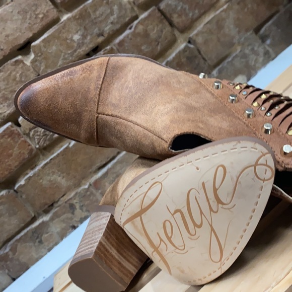 Fergie Fringed Distressed Booties - Picture 5 of 14